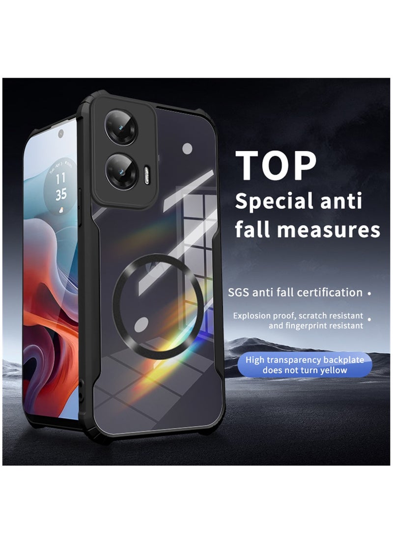 Fankalo - Magnetic Phone Case for Motorola Moto G35 Protector Magnetic Suction Car Phone Case with Anti Drop Function,Yellow-proof, Shock-proof and Drop-proof Phone Cover - Image 1