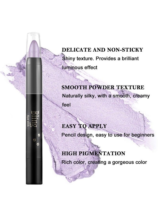 Boobeen Eyeshadow Pencil Crayon Waterproof Eyeshadow Stick Shimmer Cream Eyeshadow Pen Create Glitter Eye Makeup, Easy to Use - Image 3