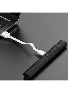 erorex Powerpoint Presentation Clicker Wireless Presenter With Hyperlinks Page Up Down Volume + 2.4Ghz Usb Type C Presentation Remote Control For Keynote Ppt Mac Pc Laptop  - Image 2
