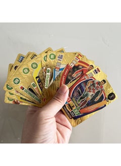 English Star Card Ronaldo Gold Foil Card 55 No Repeat World Cup Football PVC Stumble-Color:55 Football Gold Foil Cards Are Not Repeated