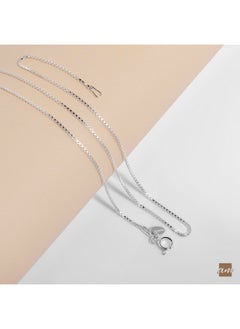 Women 925 Sterling Silver 1 Mm Venice Box Chain Necklace: 70 Cm / 28 Inch - pzsku/Z45039E7633A8EB3C2C23Z/45/_/1735214439/5f6c3c2d-d6a3-4c0e-b852-1fef8b19ad16