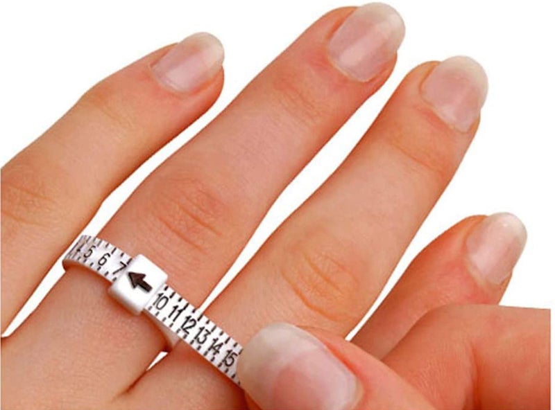 Geoot Finger and Wrist Measuring Tool Set, Universal Ring and Bracelet Sizer, US UK Size Measure Tool for Women Men - Image 2