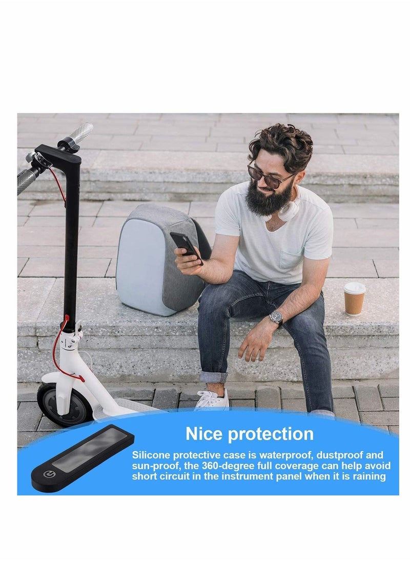 Generic Scooter Replacement Part Accessory Waterproof Silicone Cover Dust Proof Dashboard and 3 Pieces Rubber Vibration Dampers for Xiaomi Mijia M365/ M365 Pro Scooter - Image 5