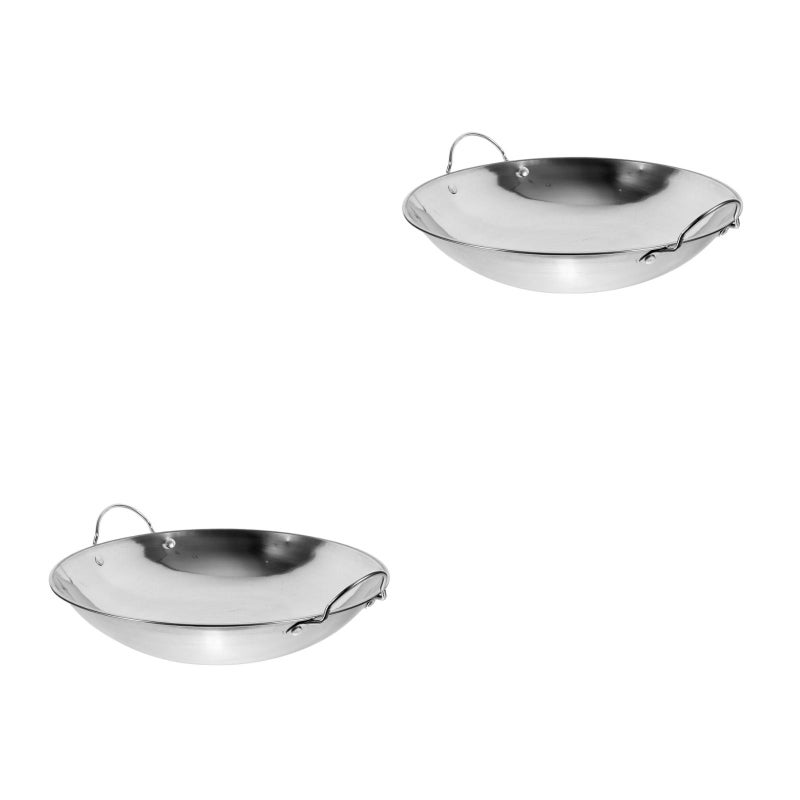2pcs Hot Pot Cooking Pot Household Cooking Pot Kitchen Hot Pot Thicken Pot with Handle - Image 5