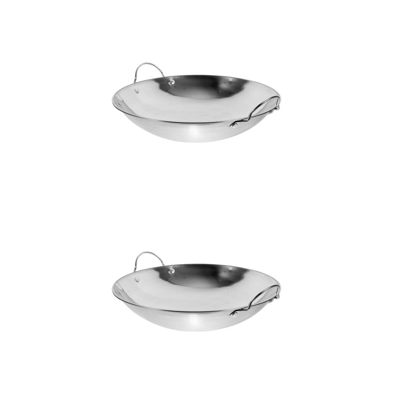 2pcs Hot Pot Cooking Pot Household Cooking Pot Kitchen Hot Pot Thicken Pot with Handle - Image 1