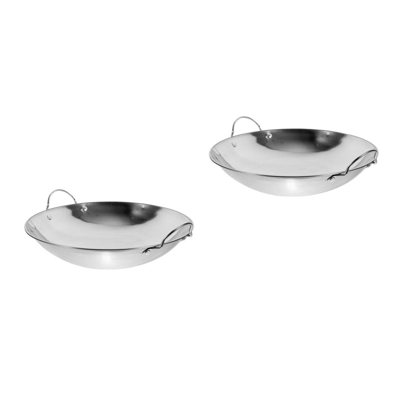2pcs Hot Pot Cooking Pot Household Cooking Pot Kitchen Hot Pot Thicken Pot with Handle - Image 3