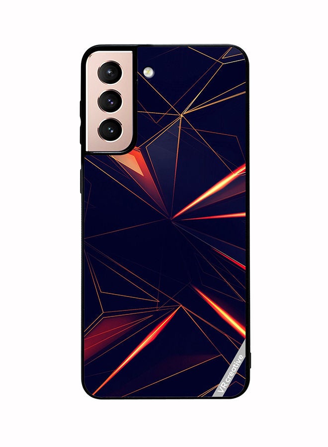 VR CREATIVE Protective Case Cover For Samsung Galaxy S21 Plus 5G Geometrical Design Multicolour - Image 1