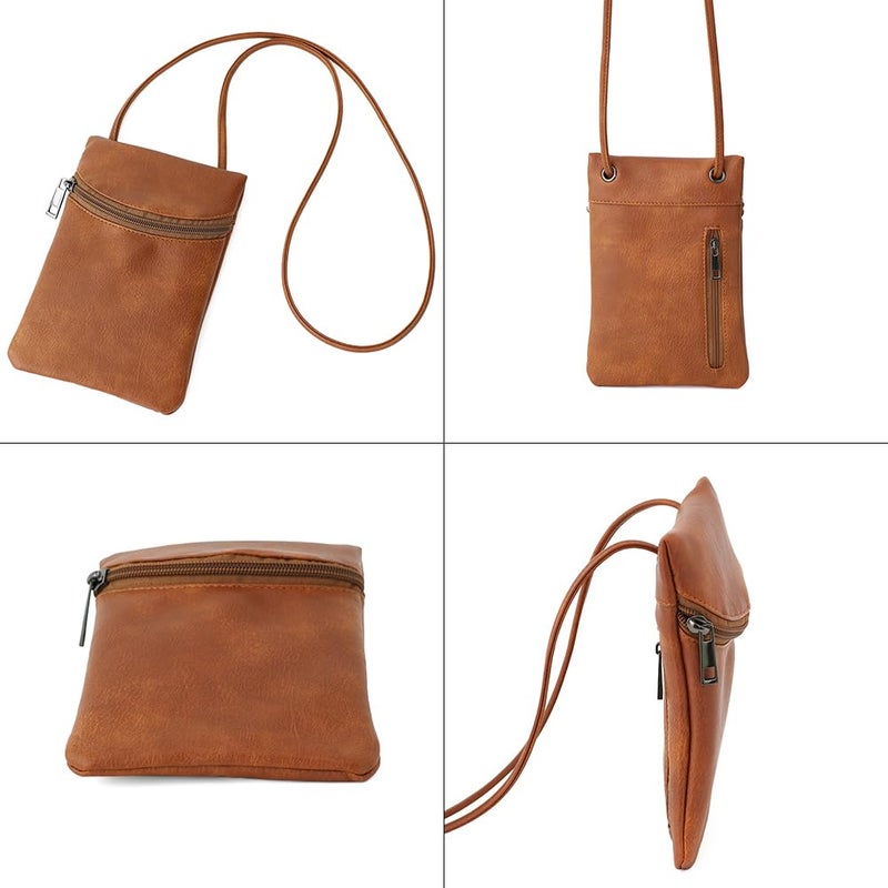 BBORGDC Women's Crossbody Bag - Small Phone Purse Wallet with Adjustable Strap - Synthetic Leather Shoulder Bag for Travel, Vacation & Summer - Original Design Gift for Women & Girls - Image 3