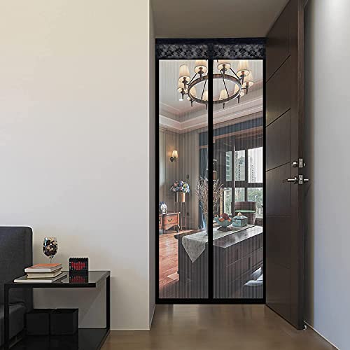 cakuuma Magnetic Screen Door Easy Install Screen Door Magnetic Door Screen Pet Friendly Sliding Door Screen Door Mesh Door Screen Net for Doors Screen for Door (Polyester Screen Door 38"x83") - Image 4