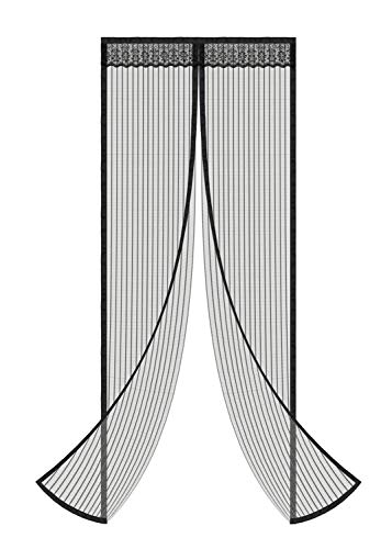 cakuuma Magnetic Screen Door Easy Install Screen Door Magnetic Door Screen Pet Friendly Sliding Door Screen Door Mesh Door Screen Net for Doors Screen for Door (Polyester Screen Door 38"x83") - Image 1
