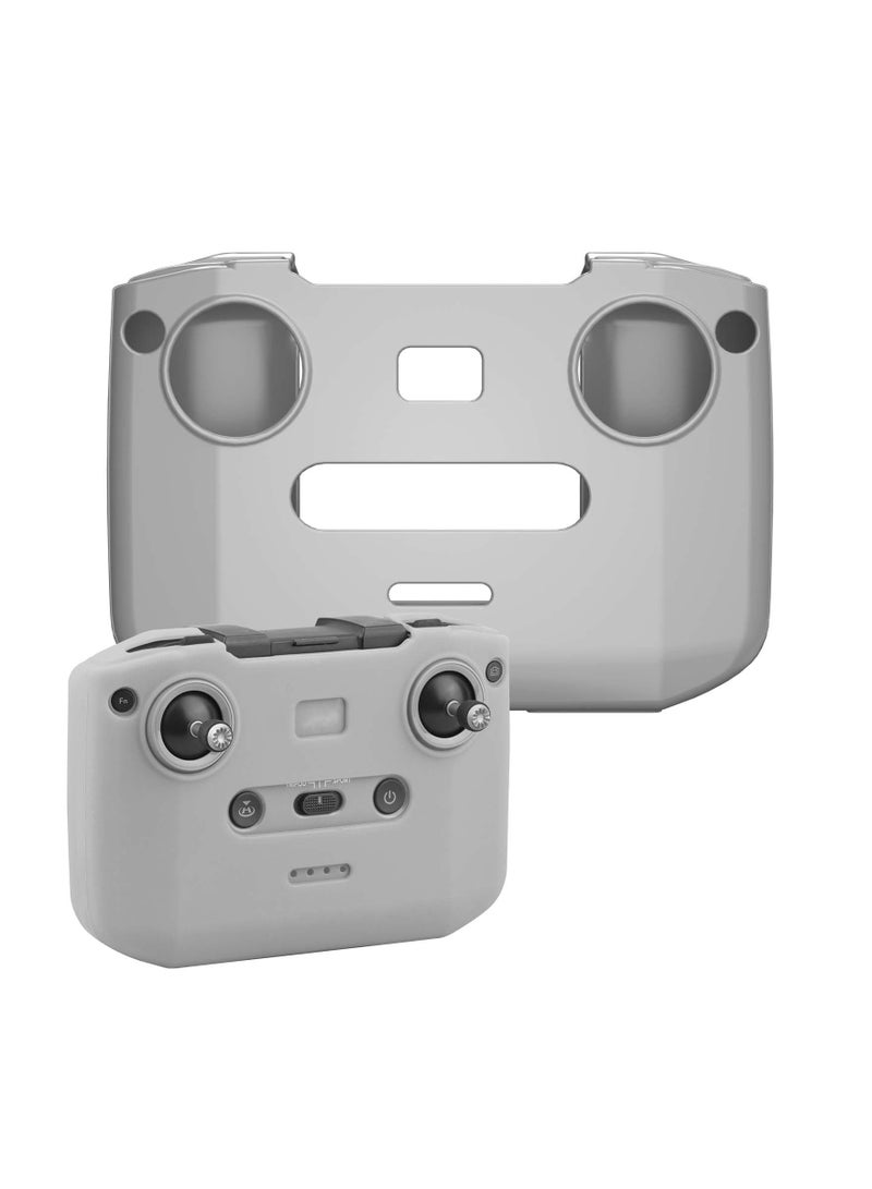 SYOSI Silicone Remote Control Cover for DJI RC N1 Remote Control, Protective Case Silicone Controller Cover Compatible with MINI 2/Mavic 3/Mini 3 Pro Controller Collision Protector Accessory (Grey) - Image 1