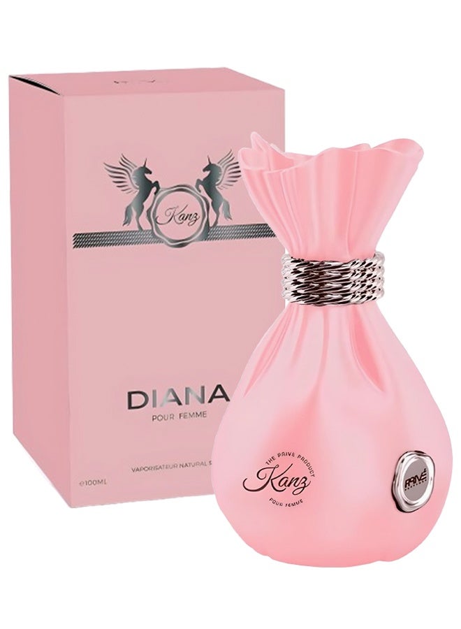 PRIVE 2 Pieces Diana Perfume For Women 100ml EDP - Image 2