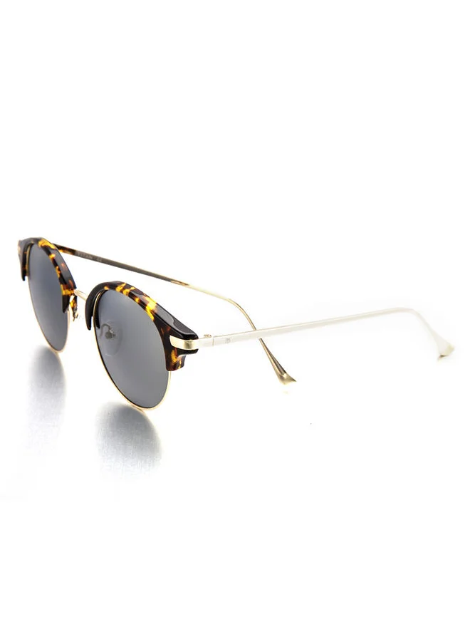 تيتان Brown Yellow Clubmaster Women Sunglasses