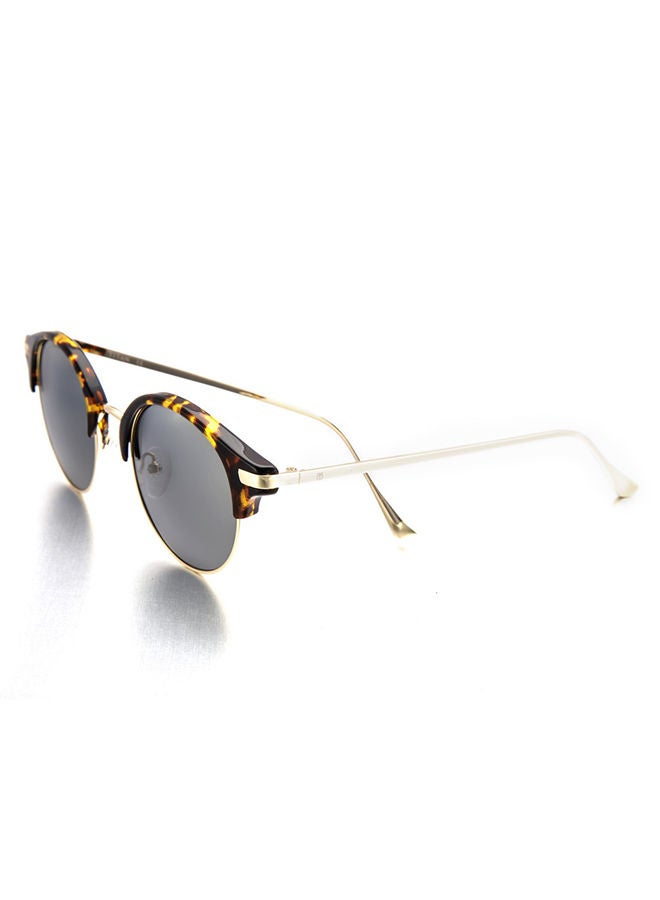 TITAN Brown Yellow Clubmaster Women Sunglasses - Image 3