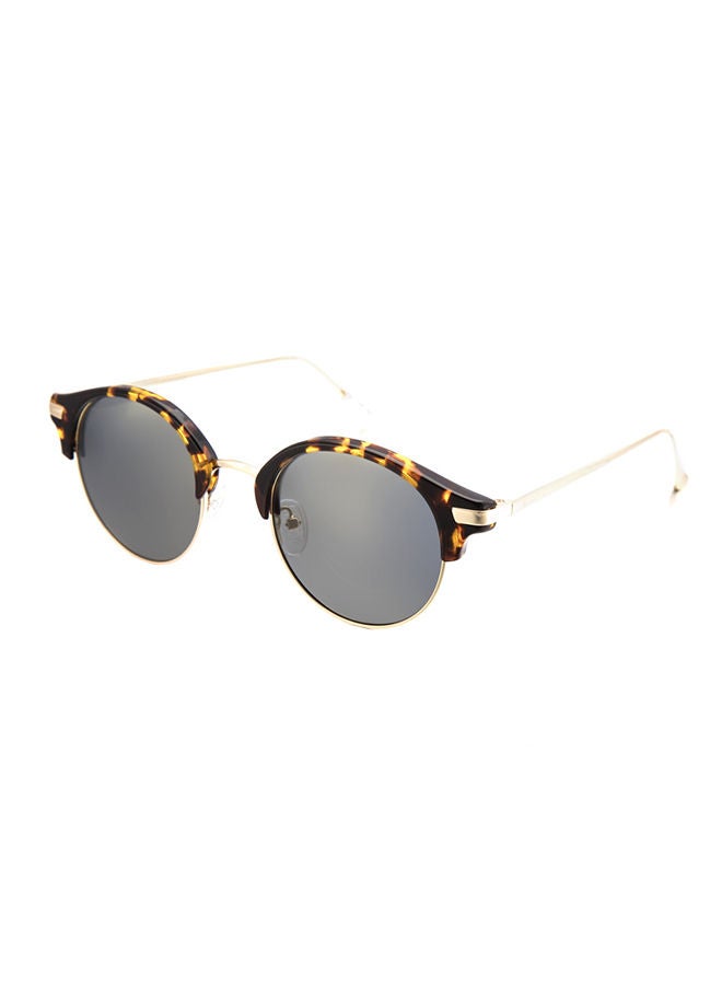 TITAN Brown Yellow Clubmaster Women Sunglasses - Image 1