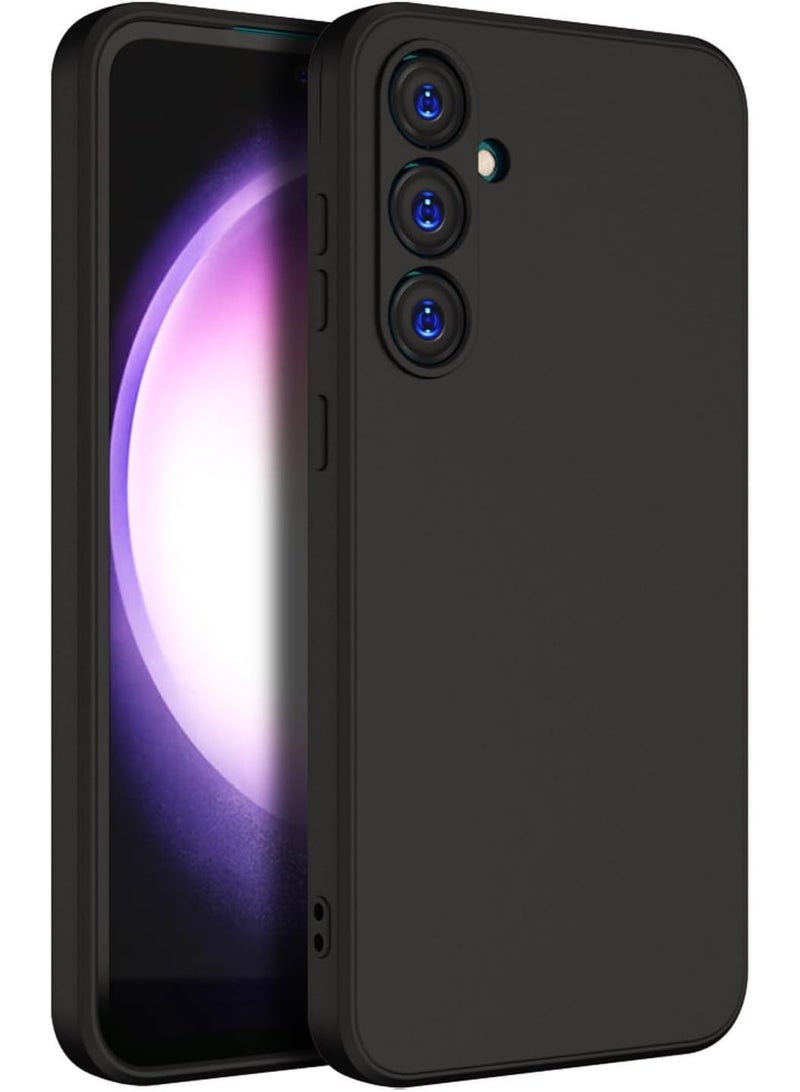 Protective Cover For Samsung Galaxy A15 , Slim Fit Soft Back TPU Case Flexible Silicone Cover Compatible For Samsung Galaxy A15 - Black