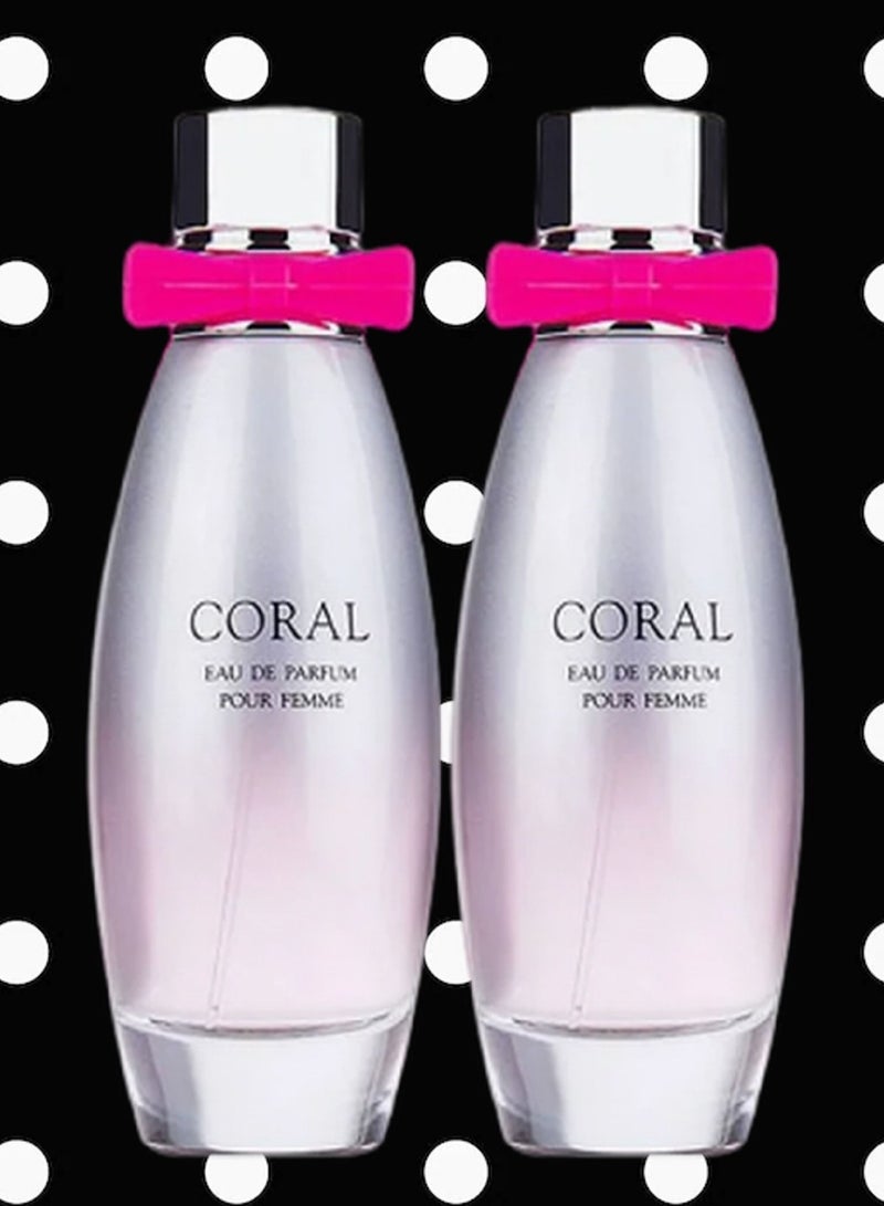كورال 2 قطع عطر كورال 95 مل - Image 1