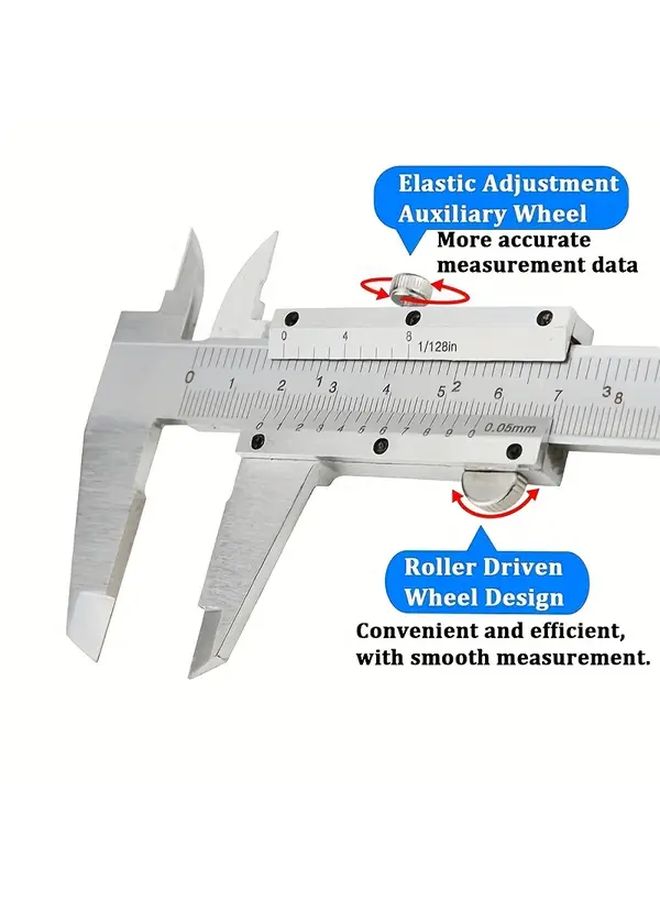 Precision Vernier Caliper 0 150mm Dual Scale Inch Metric Measurement Tool - Image 4