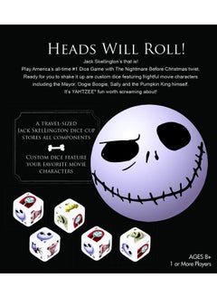 USAopoly Disney Yahtzee The Nightmare Before Christmas Dice Game | Collectible Jack Skellington Toy | Family Dice Game & Travel Games  - Image 3