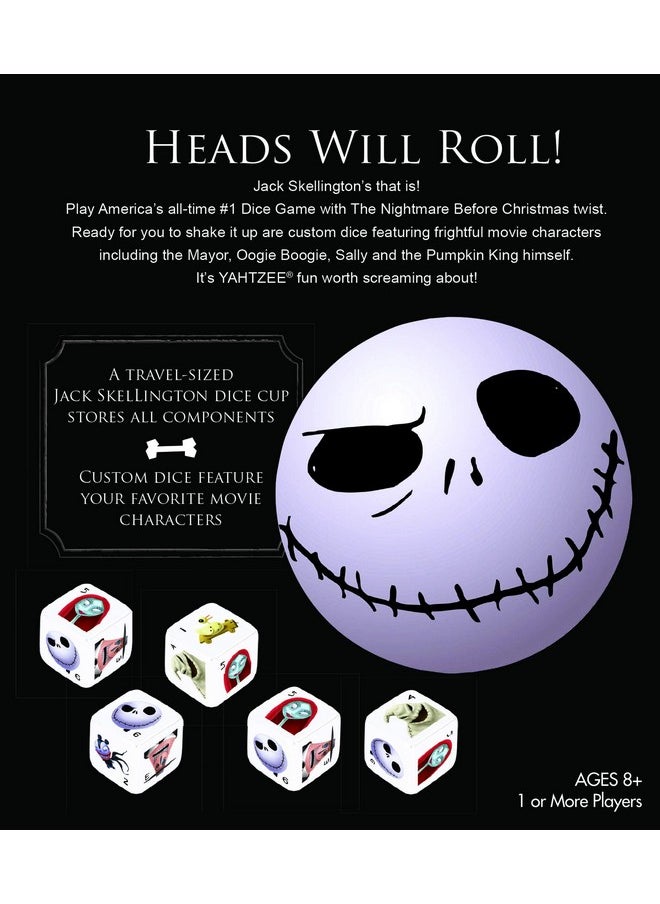 USAopoly Disney Yahtzee The Nightmare Before Christmas Dice Game | Collectible Jack Skellington Toy | Family Dice Game & Travel Games  - Image 3