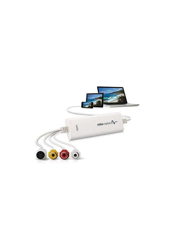 Elgato Video Capture - Digitize Video from VCR, Camcorder, and Other Analog Sources for Mac, PC, and iPad - USB 2.0 - White - Image 2
