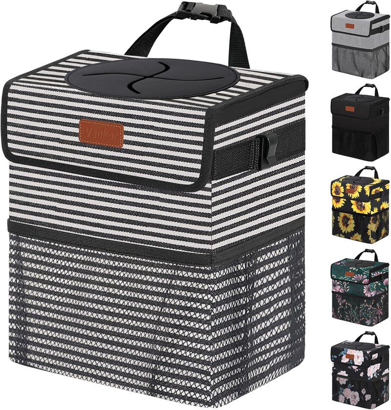 Vankor Car Trash Can - Waterproof Hanging Automotive Garbage Bin with Leak Proof Design - Image 1