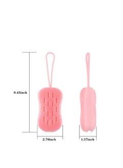 Generic Silicone Bath Body Brush، Massage Silicone Loofah، Body Scrubber - Multi Color.  - Image 2