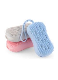Generic Silicone Bath Body Brush، Massage Silicone Loofah، Body Scrubber - Multi Color.  - Image 3
