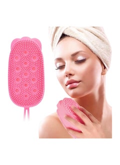 Generic Silicone Bath Body Brush، Massage Silicone Loofah، Body Scrubber - Multi Color.  - Image 4