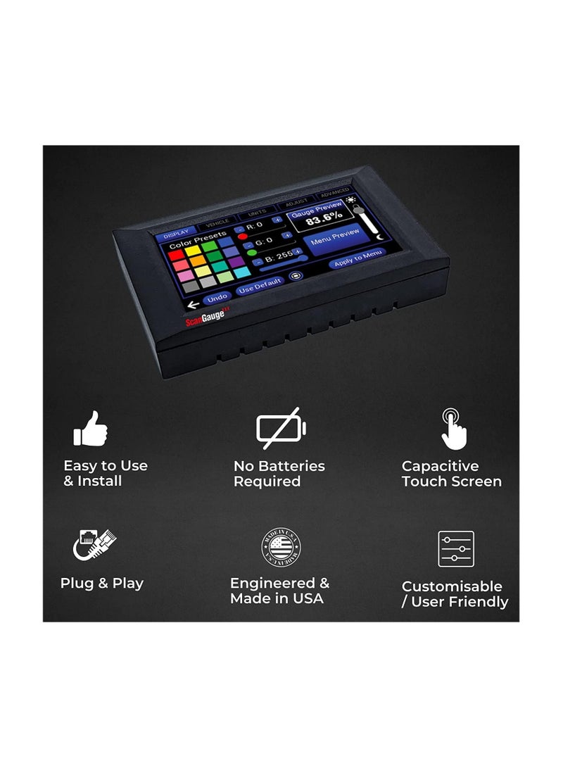 سكان جاوج سكان غيج 3 – عداد رقمي للسيارة OBD2 – مراقب بيانات OBDII – كمبيوتر الرحلات – أداة فحص محرك السيارة OBD - Image 3