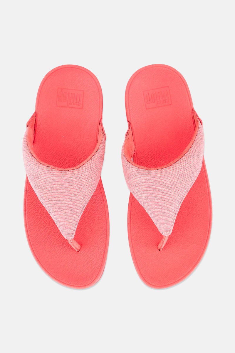 FitFlop Women Slip On Sandal, Rosy Coral - Image 3