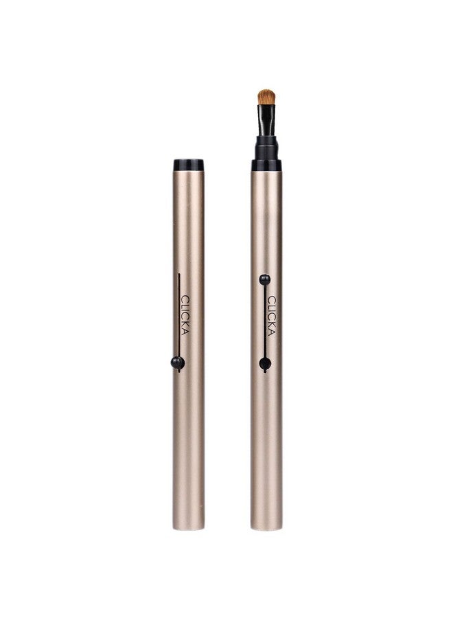 CLICKA Retractable Automatic Lid Smuge Brush (Champagne Gold) - Image 1