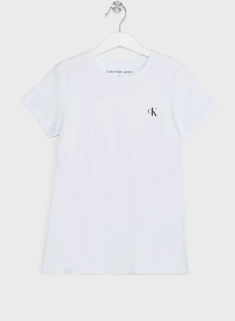 Calvin Klein Jeans Kids 2 Pack Monogram T-Shirt