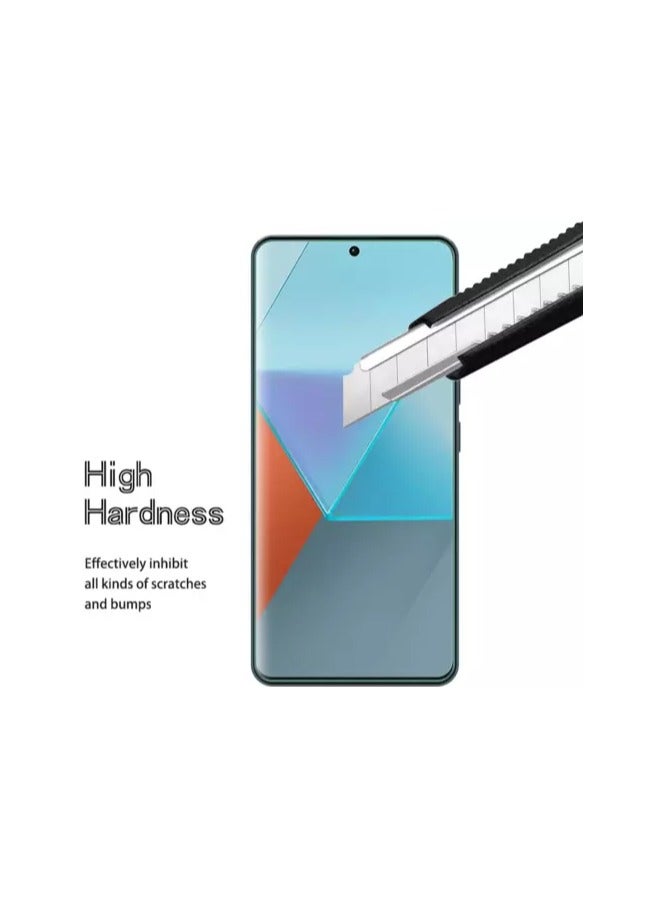 تي دبليو إي جي جي أو أن واقي شاشة ريدمي نوت 13/نوت 13 برو، واقي شاشة من الزجاج المقوى لهاتف ريدمي نوت 13/نوت 13 برو 6.67 بوصة شفاف - Image 5