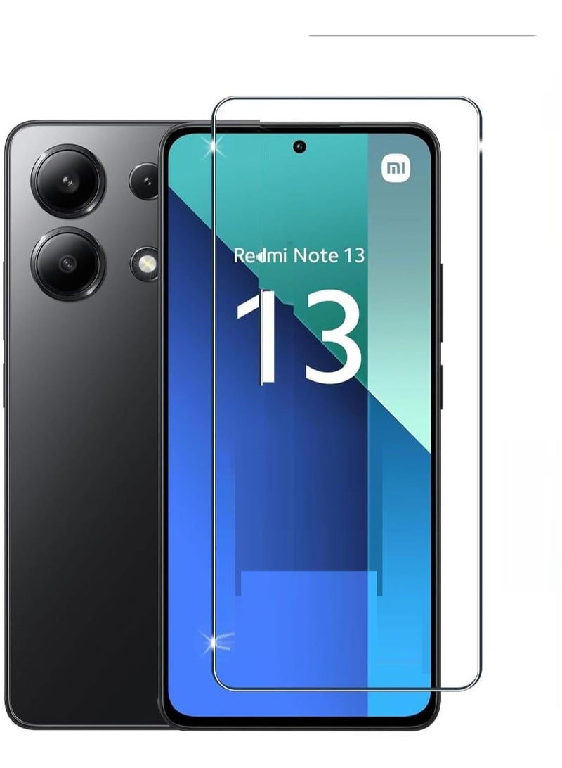تي دبليو إي جي جي أو أن واقي شاشة ريدمي نوت 13/نوت 13 برو، واقي شاشة من الزجاج المقوى لهاتف ريدمي نوت 13/نوت 13 برو 6.67 بوصة شفاف - Image 2