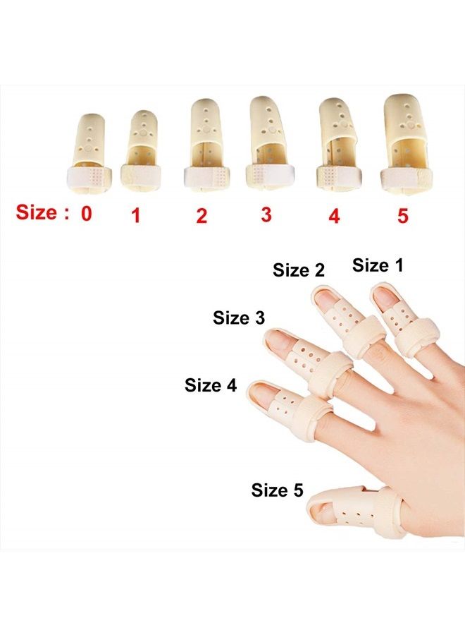 Thinvik [2 Piece Plastic Mallet Dip Finger Support Brace Splint Joint Protection Injury - Image 5