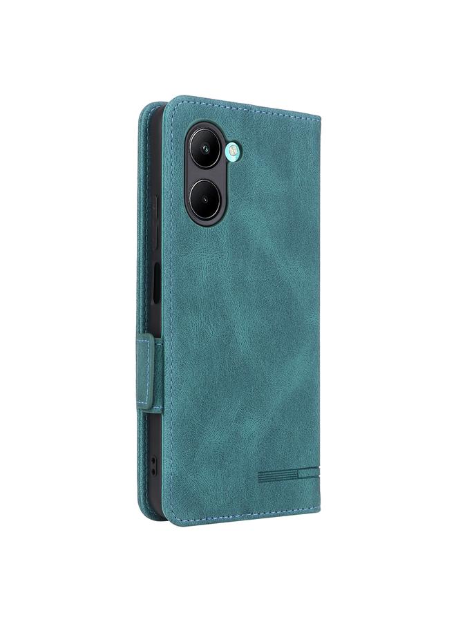 S-TOP Case For Realme C33 Magnetic Clasp Leather Phone Case - Image 3