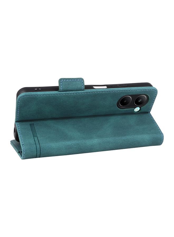 S-TOP Case For Realme C33 Magnetic Clasp Leather Phone Case - Image 5