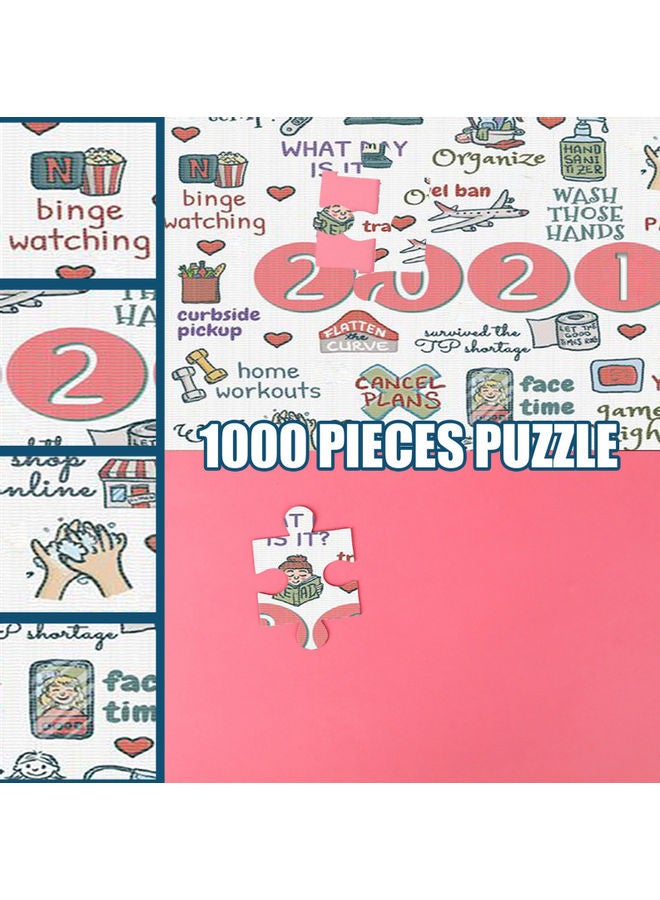 1000-Piece Self Assembly Paper DIY Puzzle Toy - Image 5