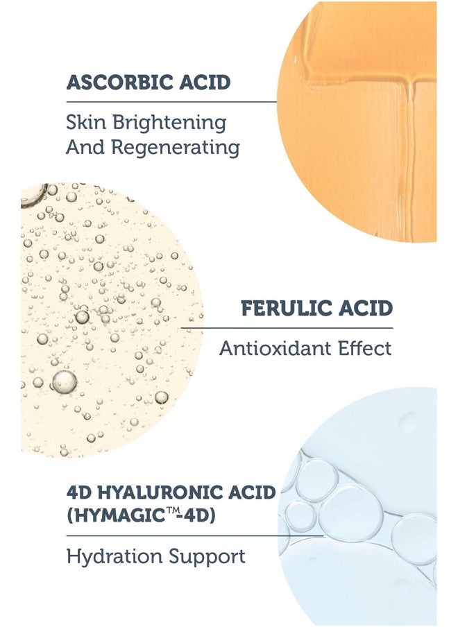 the purest solutions Brightening & Lightening Vitamin C Serum (10% Ascorbic Acid & 0.5% Ferulic Acid) Revitalize & Renew Dull Skin Antiaging Care & Antistress Care Vegan (1 Fl. Oz)  - Image 5