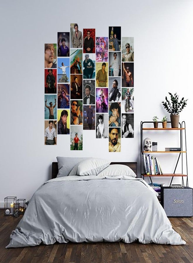 Kitty Cat® Shah Rukh Khan Photo Aesthetic Wall Collage Kit || 30 Unique Poster Set + Free Tape, 4x6in Each, Posters: Dorm, Hostel Essential, Aesthetic Room Decor (Shah Rukh Khan) - Image 4