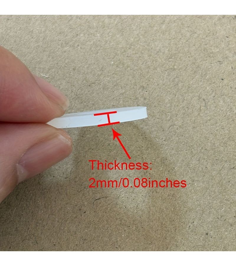 White Silicone Gaskets 24 Pcs 15x6x2mm Thickened Pipe Seals Screw Ring Washers Home Accessories - Image 3