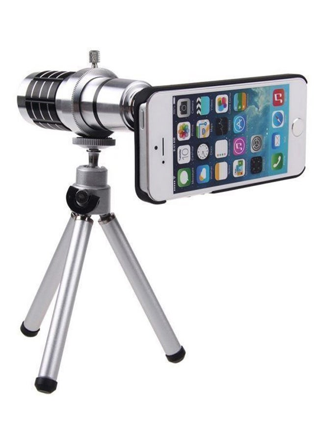 Loquat Telescope Lens Kit With Tripod Silver/Black 