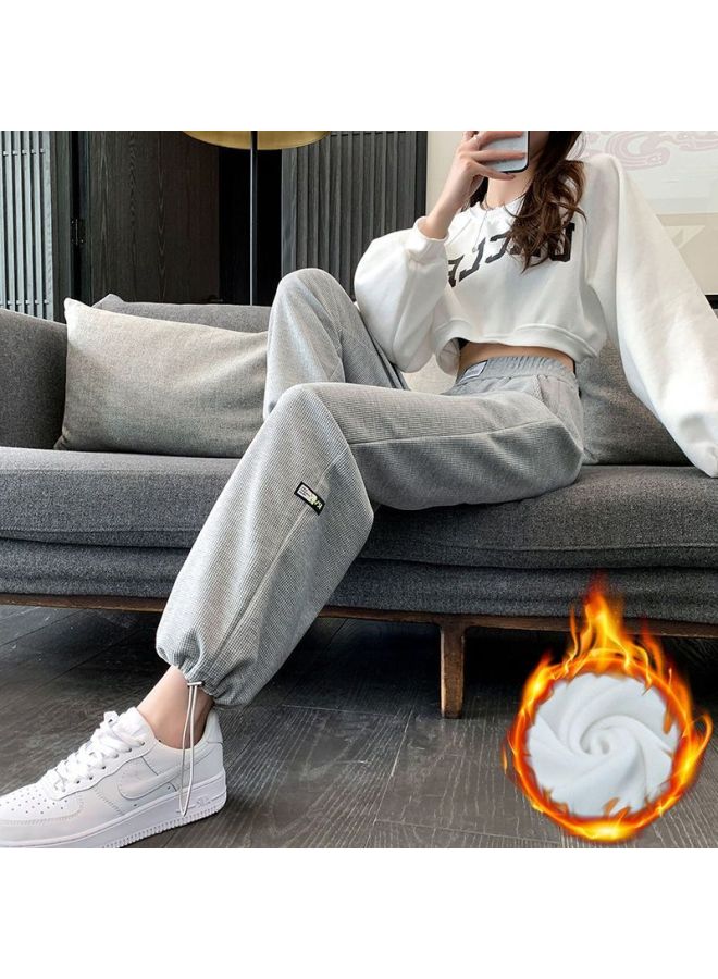 Summer Plus Size Women's 300kg Waffle Harlan Pants Women's Thin Loose Slim Toe Sports Pants Children