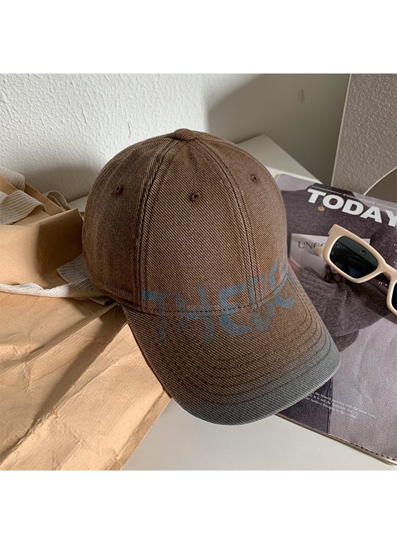 Generic Vintage Letter Baseball Cap for Women Red  - Image 4