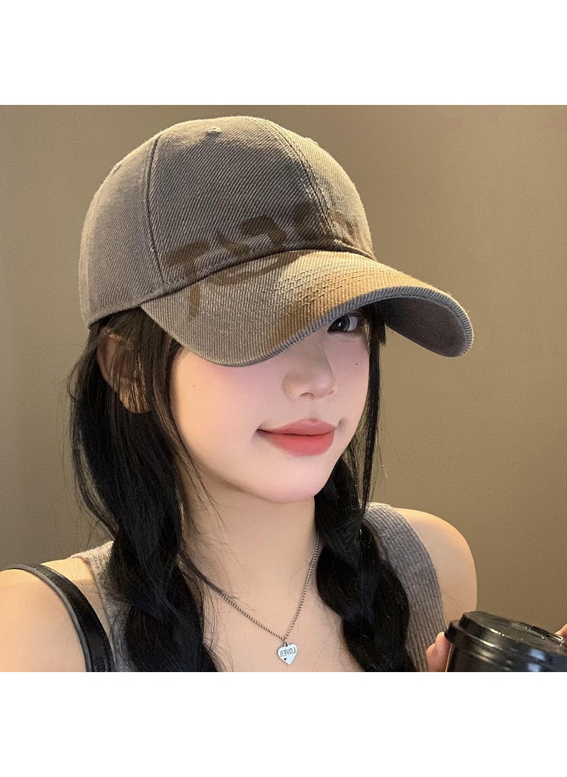 Generic Vintage Letter Baseball Cap for Women Red  - Image 5