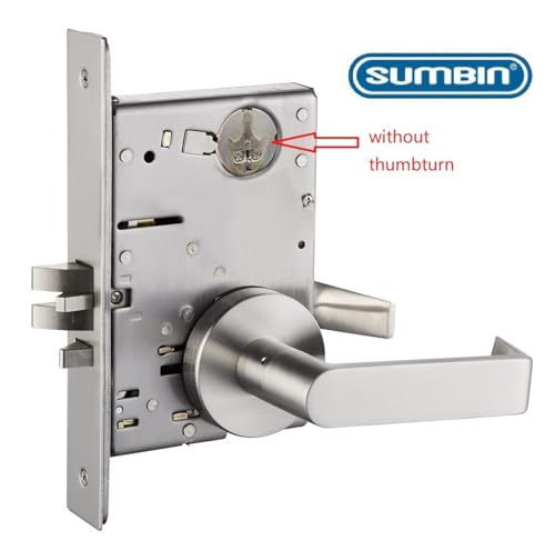 SUMBIN Commercial Mortise Lockset with Lever for EntryOffice Door F04 - Image 3