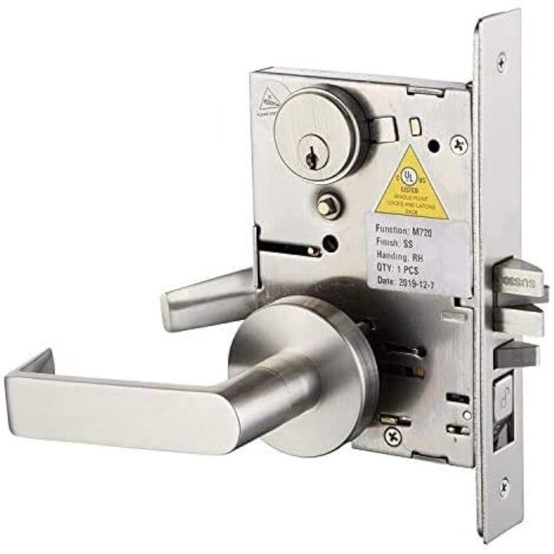 SUMBIN Commercial Mortise Lockset with Lever for EntryOffice Door F04 - Image 2