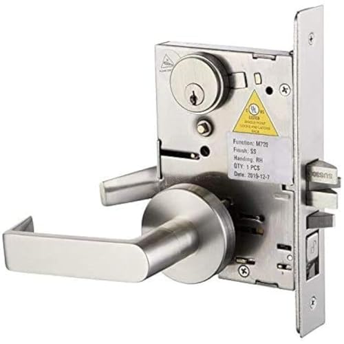 SUMBIN Commercial Mortise Lockset with Lever for EntryOffice Door F04 - Image 1