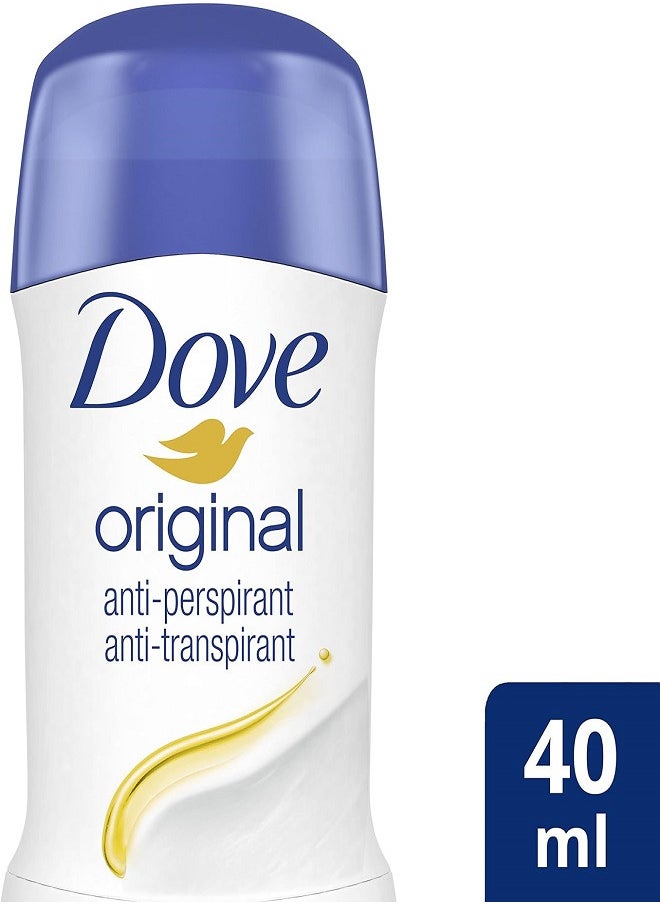 Dove - Original Anti-Perspirant Deodorant Stick White 40ml - Image 1